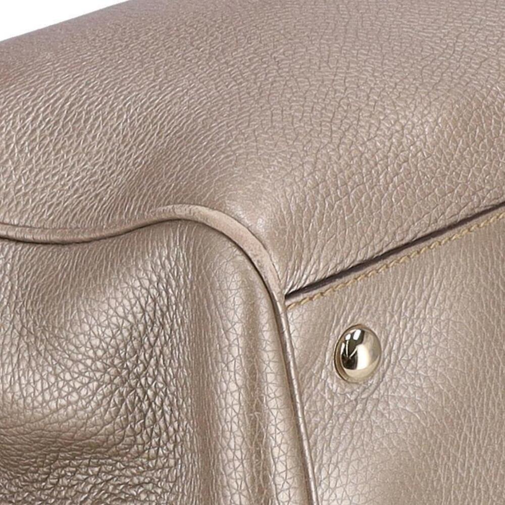 Gucci Bamboo Shopper Leather Tote Bag Black - Picture 8 of 9